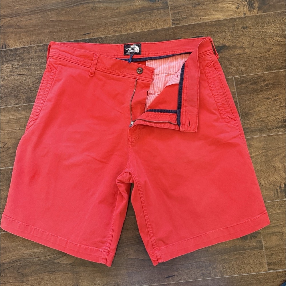The North Face Men's 36 Red Chino Shorts 10" Inseam California Heritage Cotton